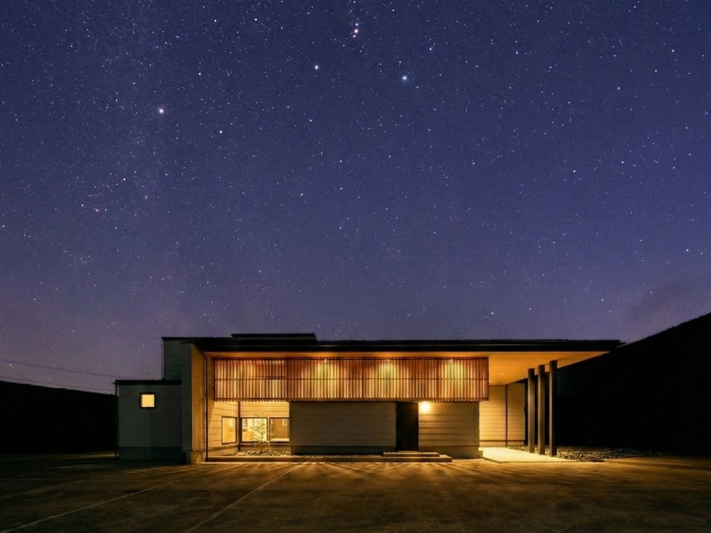 ホテルライクな平屋